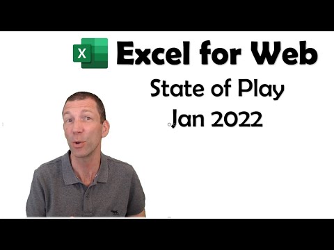 , title : 'Excel for Web Features (Good and Bad ) as at Jan 2022