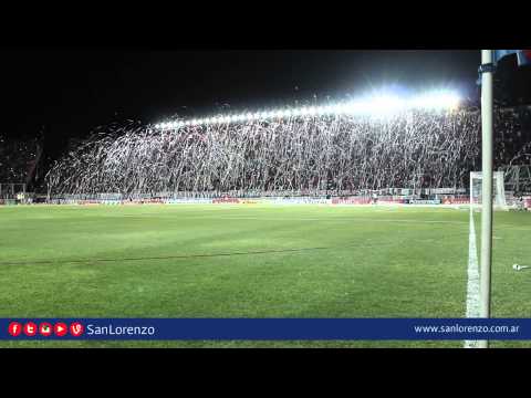 "Recopa Sudamericana | San Lorenzo vs. River | Impresionante recibimiento" Barra: La Gloriosa Butteler • Club: San Lorenzo • País: Argentina