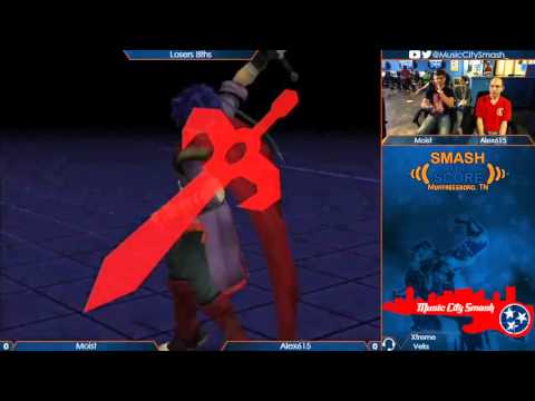 STS12.5 - Alex615 (Wolf) vs Moist (Ike) - Project M Losers 8ths