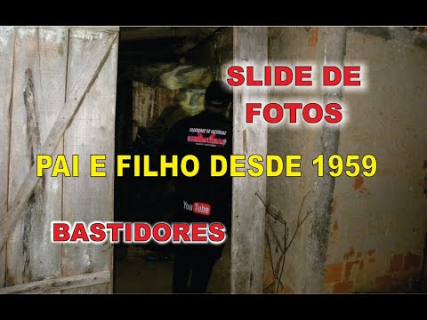 SLIDE DE FOTOS + BASTIDORES  - PAI E FILHO PRESO DESDE 1959