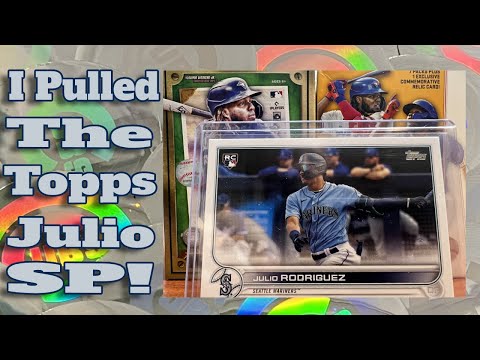 Spoiler:  I pulled the 2022 Topps Julio SP!