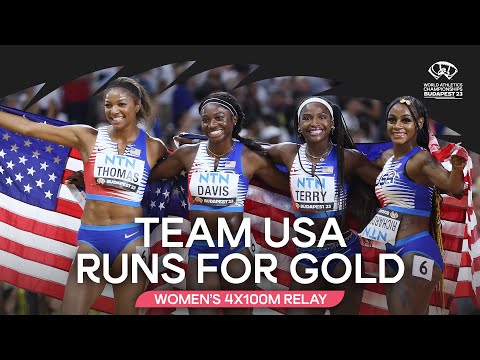 USA claims the 4x100m double