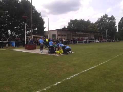 Krajské kolo na Cerovej 20.6.2015 - DHZ Gapčíkovo 1.pokus