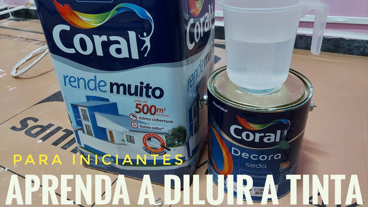 Como Diluir Tinta De Parede