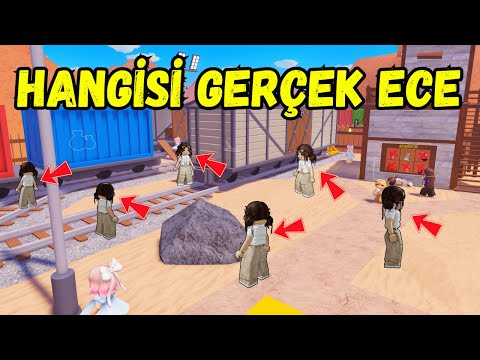 WHICH ONE IS REAL ECE AND WHICH ONE IS FAKE?💥AYŞEM ECE ARI💥ARIGİLLER🐝ROBLOX NPC OR DIE