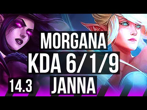 MORGANA & Seraphine vs JANNA & Caitlyn (SUP) | 6/1/9 | NA Diamond | 14.3