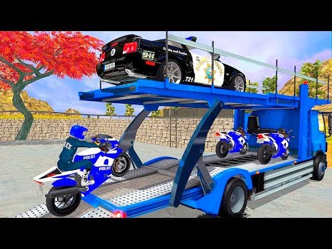 OffRoad Police Bike Transport - Best Android Gameplay