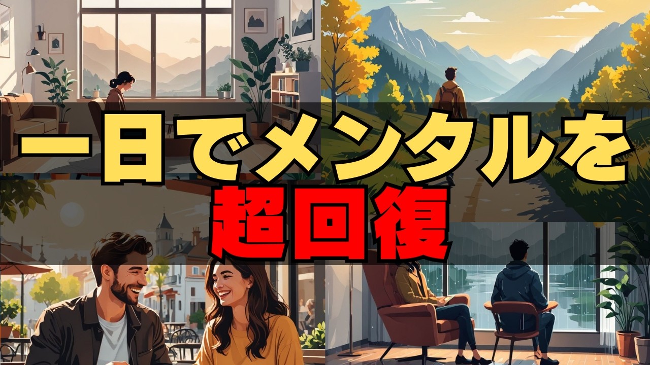 【疲れた人へ】1日でメンタルを回復させる7つの方法