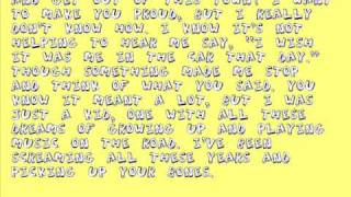 The Dangerous Summer - The Permanent Rain (with lyrics)