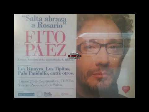 Fito Paez Feat Lucio Mantel Nadie en el espejo Salta 2013.
