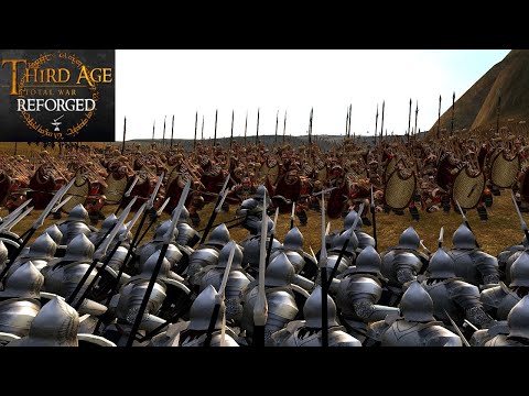 ASSAULT ON EMYN IMLADRIM (Siege Battle) - Third Age: Total War (Reforged)