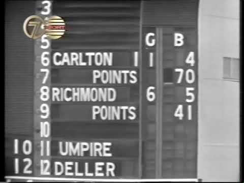 1972 VFL GRAND FINAL 4th Qtr CARLTON v RICHMOND