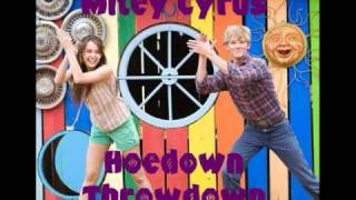 Hoedown Throwdown - Miley Cyrus Chipmunk Version