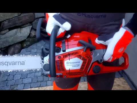 Chainsaw Husqvarna 550 XP TEST Firststart