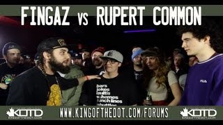 KOTD - Rap Battle - Fingaz vs Rupert Common