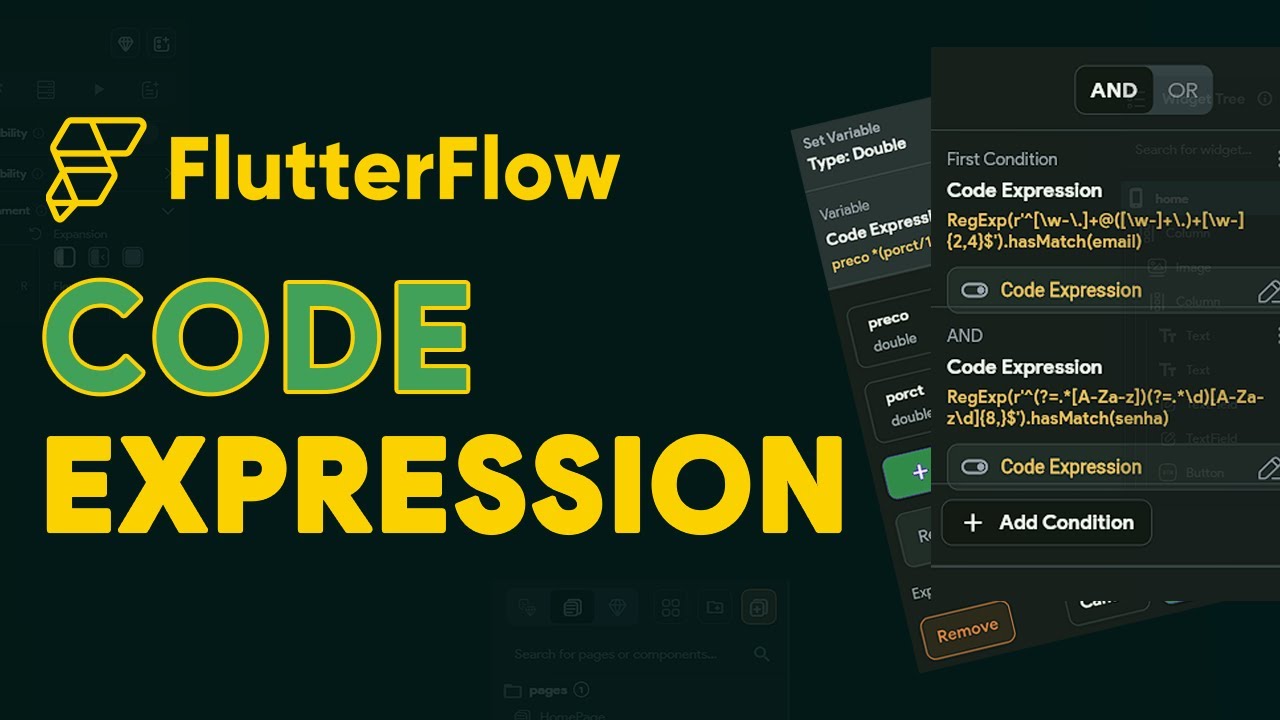DESVENDANDO O PODER DO CODE EXPRESSION NO FLUTTERFLOW