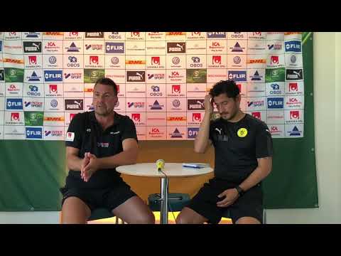 Presskonferens IK Frej Täby - Degerfors IF