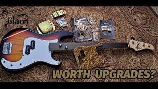 Video thumbnail for Is A Glarry Fretless Bass Worth Upgrading? #Glarry #Bassguitar #fretlessbass #pbass by FULTON STREET BEATS