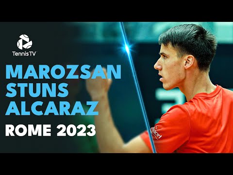 UPSET OF THE YEAR?! Fabian Marozsan STUNS Carlos Alcaraz | Rome 2023 Highlights