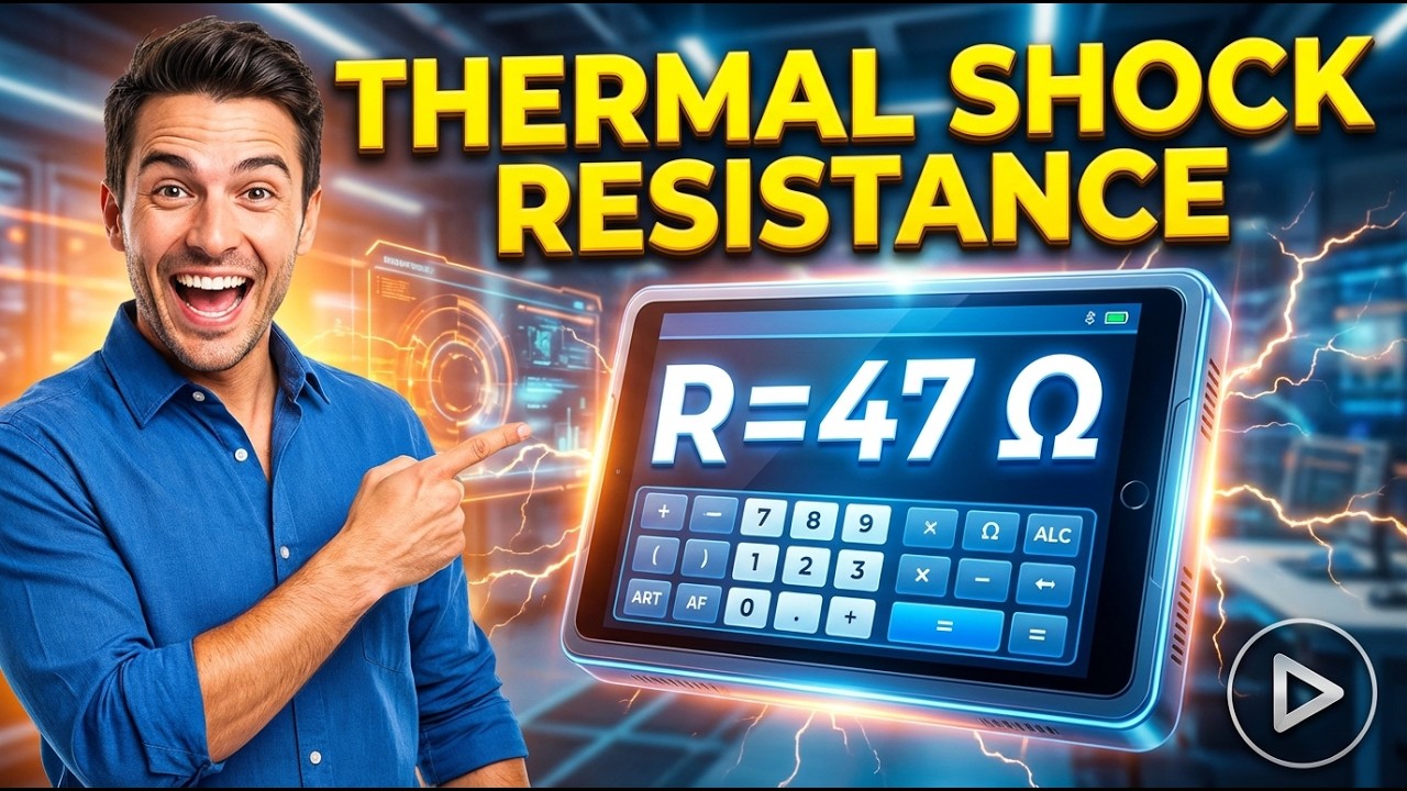 Thermal Shock Resistance Interactive Calculator
