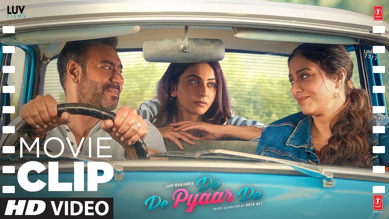 De De Pyaar De (2019) | "Our First Car Scene" | Ajay Devgn, Tabu, Rakul Preet Singh