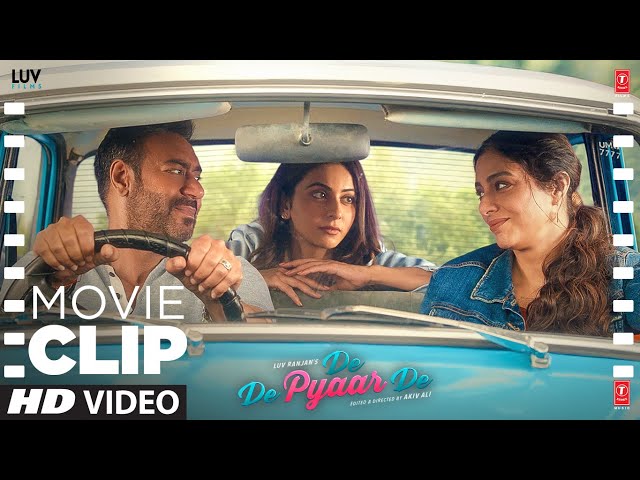 De De Pyaar De (2019) | "Our First Car Scene" | Ajay Devgn, Tabu, Rakul Preet Singh