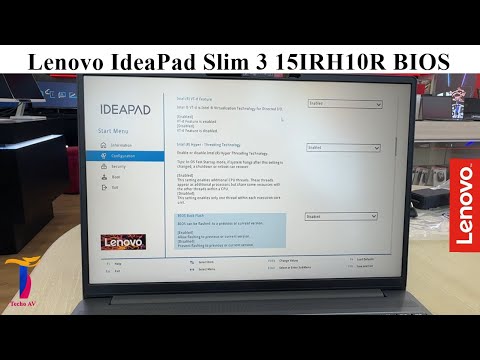 Lenovo IdeaPad Slim 3 15IRH10R | How To Enter Bios & Boot Menu Option