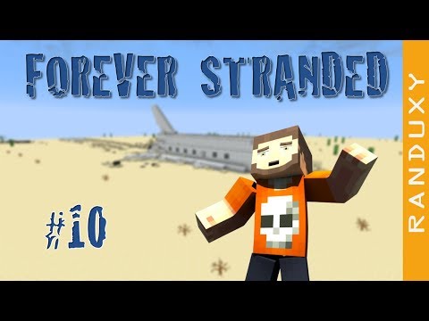 Forever Stranded: Minecraft - Ep.10 - Sifting infested leaves for ice cubes...Weird. Recipe failure!