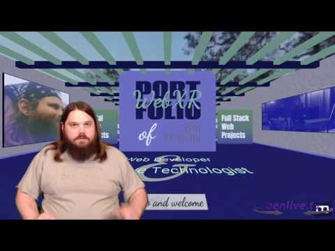 WebXR Portfolio Demo