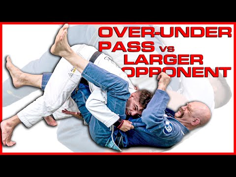 Details That Make the Over-Under Pass Work vs Larger Opponent