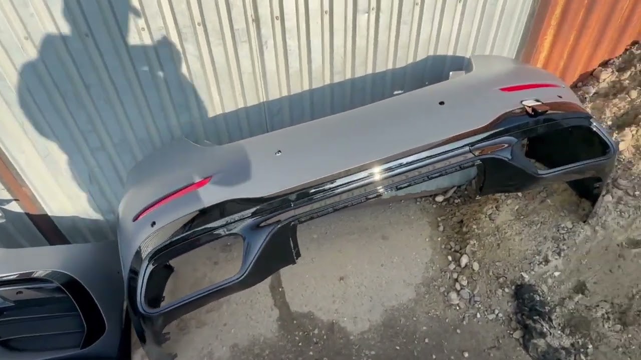 Mercedes C-сlass W205 2014-2021 гг. Комплект рестайлинга в W206 AMG Video 1