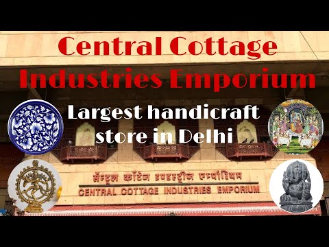 Delhi ka sabse bada aur nayab handicraft store Central Cottage Emporium #tour #tourism #delhi