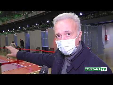 2021-02-10 FIRENZE - MANDELA FORUM, VACCINAZIONI, BOOM DI PRENOTAZIONI