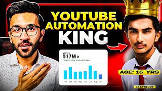 Copy This 16 Year Old's $2,000/Month Faceless Channel Strategy! | Case Study!