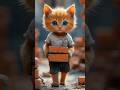 Orange Cat Construction Work Is Despised Shorts Cat Cute Motivation Trending Kitten Fyp
