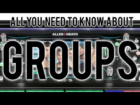 ALLEN&HEATH No 40 - Groups: one of three ways to control the inputchannels of your Mixer!
