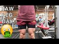 DO I VOMIT? | HUGE LEG DAY | RAW WORKOUT FOOTAGE
