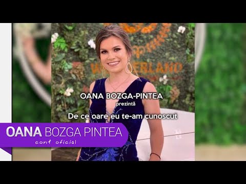 Oana Bozga Pintea - De ce oare eu te-am cunoscut (COVER)