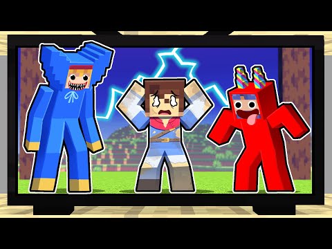 My Friends Trapped Me In SCARY VIDEO GAMES In Minecraft!