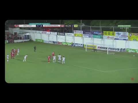 Gol de D'Alessandro de pênalti 3x1 São Luiz