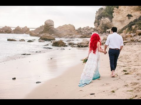Little Mermaid Wedding Photoshoot: Kiss The Girl - Traci Hines x Your Cloud Parade