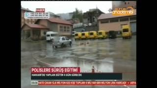 Çetin Büyükçınar TRT Haber Hakkari Emniyet Eğitimi