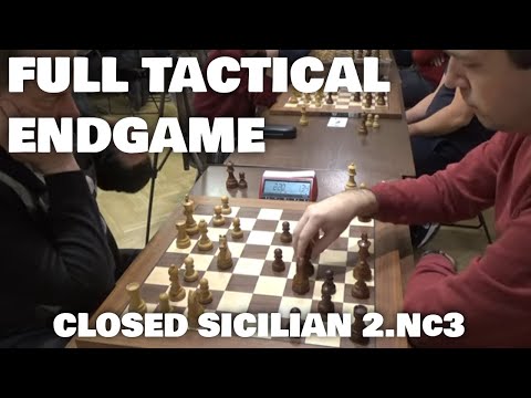 Tactical endgame | Starostits - Neiksans | Closed Sicilian