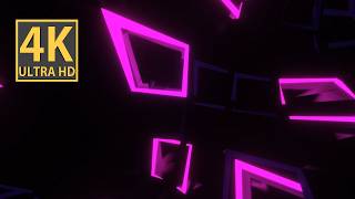 Hypnotic Magnificent VJ LOOP NEON Abstract Background Video 4k Pink Purple Visuals Party Lights 2026