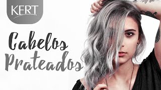CABELOS PRATEADOS - Frozen Silver - Transformação Passo-a-Passo - KERT - Cabelos Coloridos