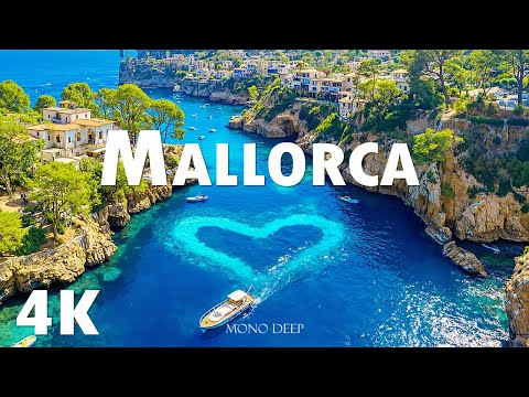 Mallorca 4K - Breathtaking Beaches & Scenic Mountains Aerial Views With Deep House Chill | Mono Deep