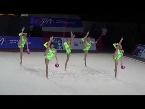 UZBEKISTAN 3 balls 2 ropes - 2018 Thiais EF