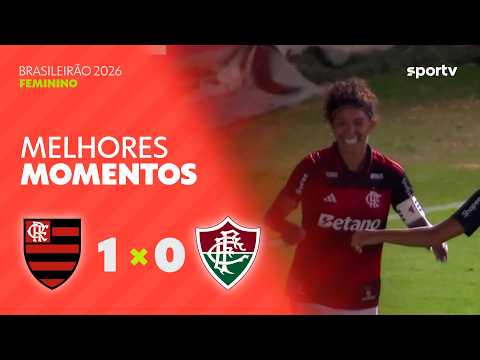 Gols e lances de Flamengo x Fluminense