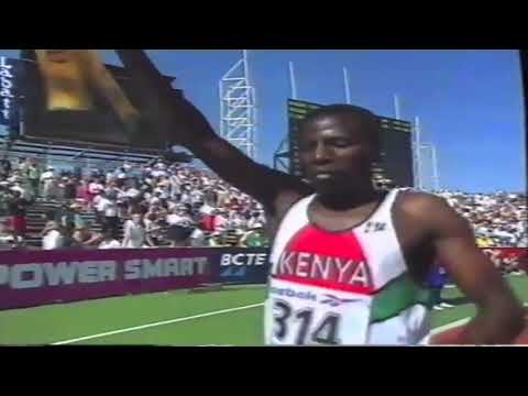 Charles Gitonga wins Sprint Gold at the 1994 Commonwealth Games