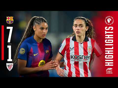 Imagen de portada del video RESUMEN I FC Barcelona 7-1 Athletic Club | Liga F 2025-26 MD23
